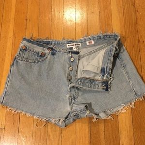 SOLD Re/done Levi’s Denim Shorts - Size 26!